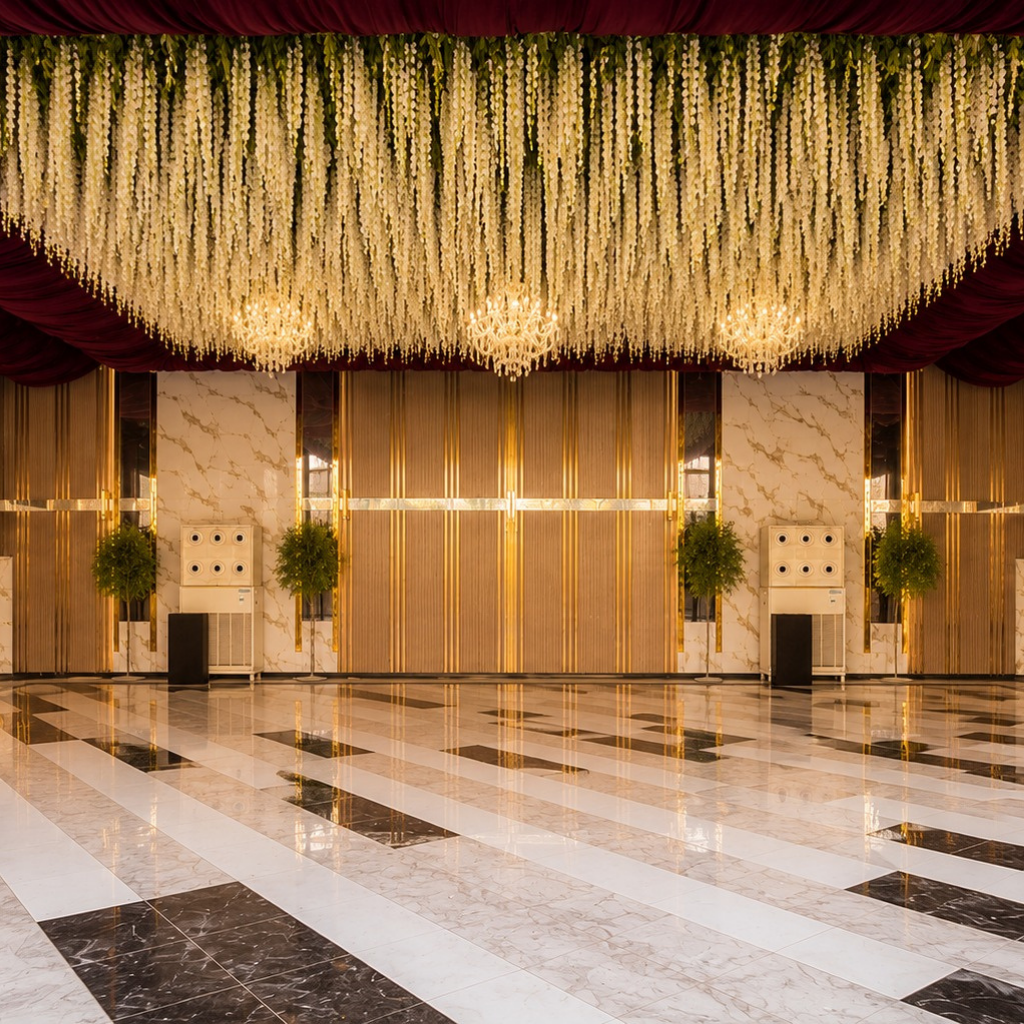Elegant birthday party venues near me at Grand Mantram Resort Gurgaon with luxury interiors and seating