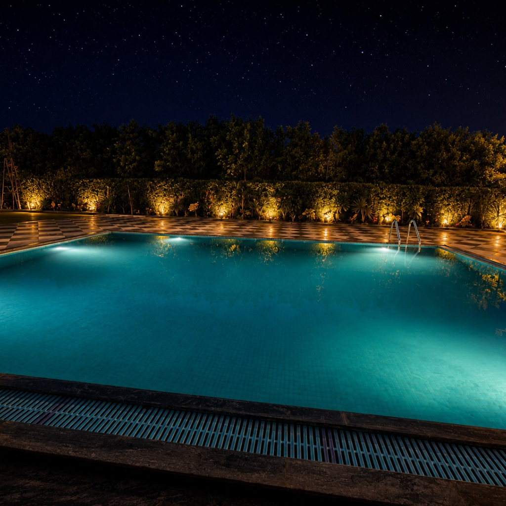 Best marriage venue near me in Gurgaon with luxury lawn setup and elegant wedding celebration at Grand Mantram Resort.