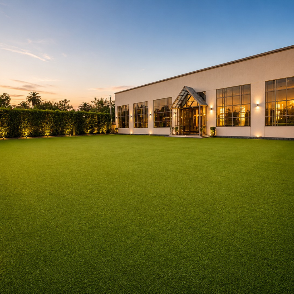 Luxury party halls near me in Gurgaon at Grand Mantram Resort with elegant banquet setup and grand celebration decor.