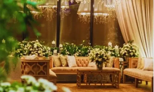 Grand banquet hall at Grand Mantram Resort in Gurgaon, ideal for weddings, receptions, and corporate events