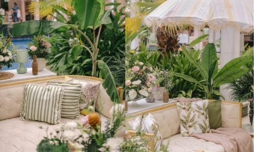 Open wedding lounge decor at Grand Mantram Resort, a luxury wedding resort in Gurgaon